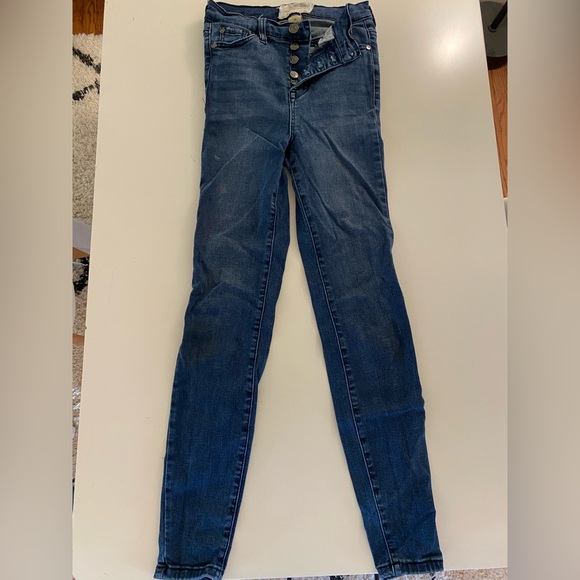 Altar’d StateWomen’s ultra skinny jeans, size 25, button fly. Stretchy denim - Picture 1 of 4